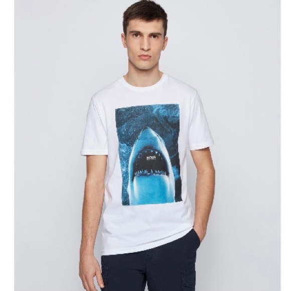 Hugo Boss Shark Jaws Underwater Graphic 